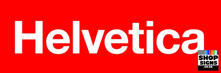 Helvetica Font Sample