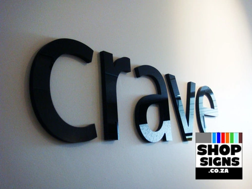 Laser Cut Crave Sign