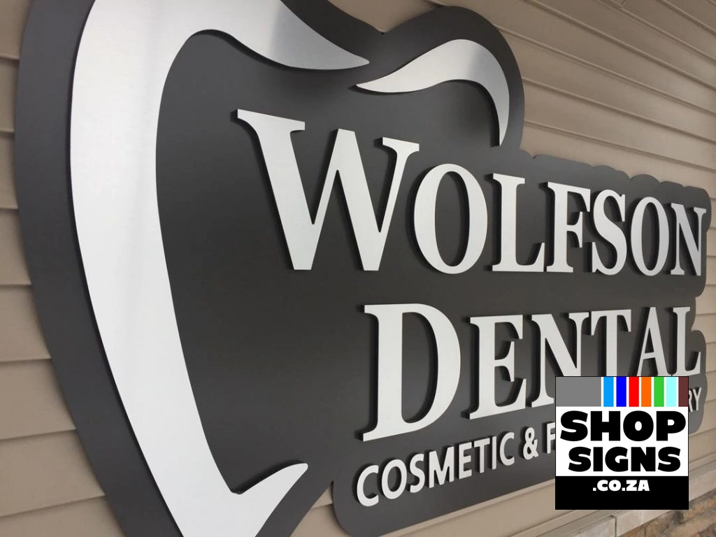Laser Cut Dental Sign