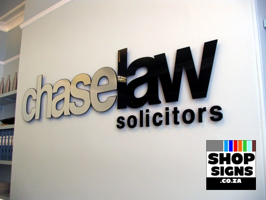 Laser Cut Law Sign