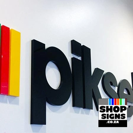 Laser Cut Pixel Sign